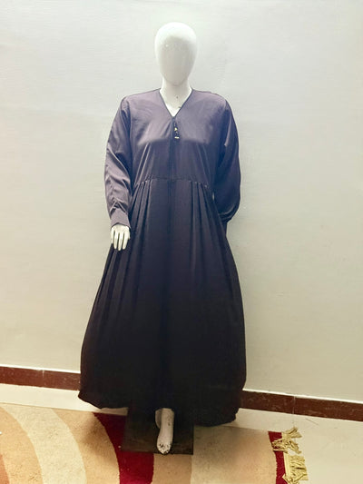 Black Plates with kuff Abaya
