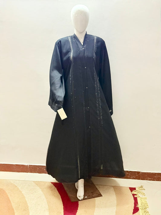 Persian stone zari tussel Abaya
